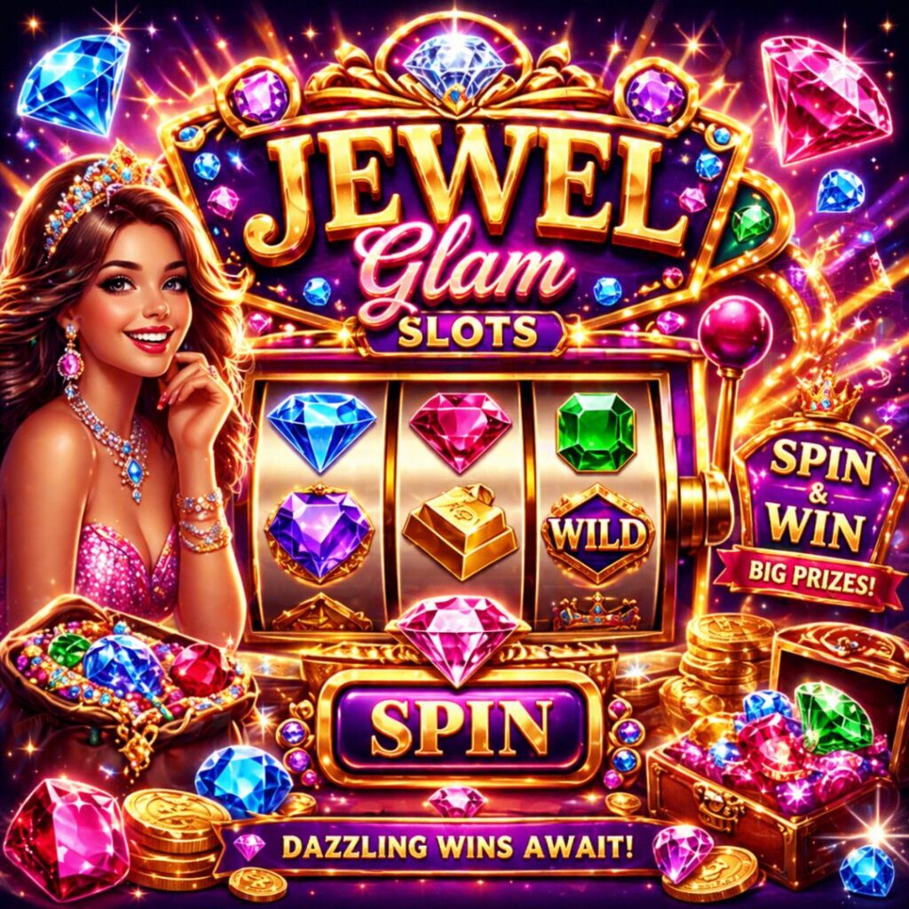 Jewel Slots - Spin to Win £500 Instant Cash!